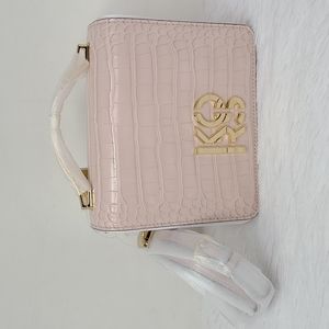 Michael Kors KORS Powder Blush Small Convertible (Crossbody) Flap Shoulder